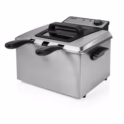 Princess 01.185000.01.001 Friteuse à huile, Friteuse, 5 L, 1000 kg, 190 °C, 7 personne(s), Double