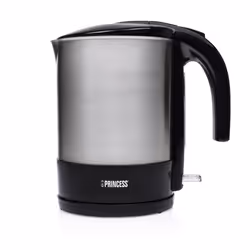 Princess 01.236039.01.001 Bouilloire, 1,7 L, 2200 W, Noir, Acier inoxydable, Plastique, Acier inoxydable, Indicateur de nivea ...