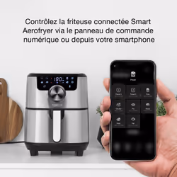Princess Airfryer numérique connectée - Livre de recettes numérique à télécharger & application gratuits - Friteuse à air chaud 4,5L - 1 500W - Vue supplémentaire 30