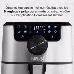 Princess Airfryer numérique connectée - Livre de recettes numérique à télécharger & application gratuits - Friteuse à air chaud 4,5L - 1 500W - Vue supplémentaire 32