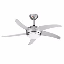 Tristar VE-5815 Ventilateur de plafond, Ventilateur à lame domestique, Argent, Plafond, Métal, 50,4 dB, 215 tr/min
