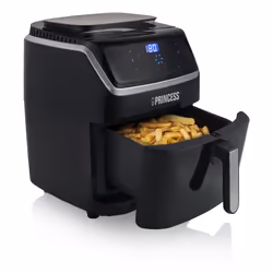 Princess Airfryer multicuiseur noir - Cuiseur vapeur et friteuse à air chaud - Livre de recettes numérique à télécharger - 6,5 L - 1 700 W