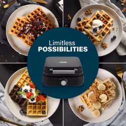 Princess 132398 2 gauffre(s) 1500 W Noir - Vue supplémentaire 11