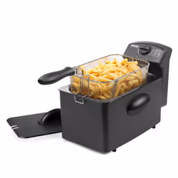 Princess 01.182729.01.001 Friteuse Black Steel 4L, Friteuse, 4 L, 0,8 kg, 190 °C, 6 personne(s), Chine