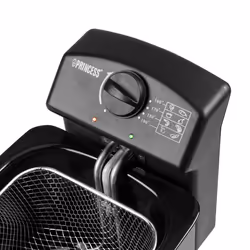 Princess 01.182729.01.001 Friteuse Black Steel 4L