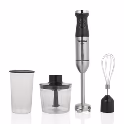 Tristar MX-4839 Kit mixeur plongeant, Mélangeur par immersion, 0,7 L, Fonction d'impulsion, 1 m, 800 W, Noir, Acier inoxydabl ...