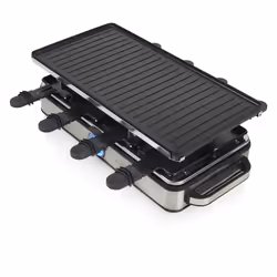 Princess Appareil à raclette 162645 pour 8 personnes avec grill Deluxe