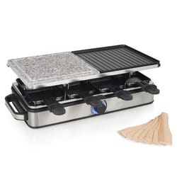 Princess Appareil à raclette 162635 pour 8 personnes avec pierre et grill Deluxe