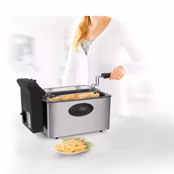 Princess 182642 Friteuse à air chaud 4L 2000W Noir, Inox - Vue supplémentaire 5