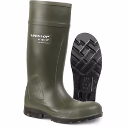 Ejendals Dunlop 462933 PUROFORT, Mâle, Adulte, Bottes de sécurité, Noir, Vert, Polyuréthane (PU), Polyuréthane (PU)