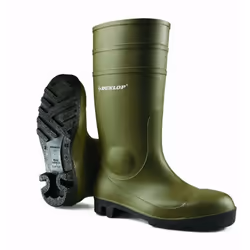 Bottes de sécurité GASTON MILLE PVC - Dunlop - S5 SRA - BODE3 - Botte entièrement en PVC Adhérence excellente grâce à une sem ...