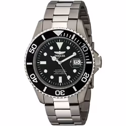 Invicta 0420 Pro Diver Herren Uhr titanium Automatik schwarzen Zifferblat