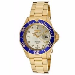 Invicta 14124 Pro Diver Unisex Uhr Edelstahl Quarz goldenen Zifferblat