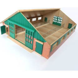 Ferme délevage de vaches en bois - Kids Globe - 1:32 - Pour garçons de 3 ans et plus