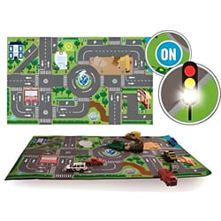 Kids Globe Tapis de circulation avec feux LED pour enfants 72x120 cm