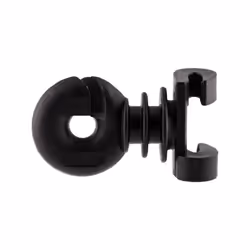 CONVIENT POUR LE TYPE DE CONDUCTEUR : Corde Fil métallique Bande Couleur : Noir Informations techniques : Isolateur qui perme ...