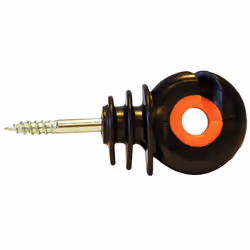 Gallagher Isolateur à vis XDI (75 pcs), Isolateur, Noir, Orange, 75 pièce(s), Boîte, 1,5 kg