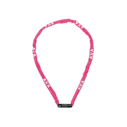 AXA 5011515 Antivol pour bicyclettes Noir, Rose 1200 mm Antivol à chaîne