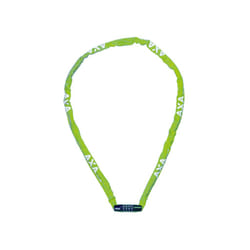 AXA 5011516 Antivol pour bicyclettes Noir, Vert 1200 mm Antivol à chaîne