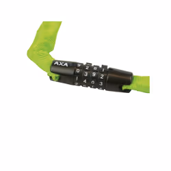 AXA 5011516 Antivol pour bicyclettes Noir, Vert 1200 mm Antivol à chaîne