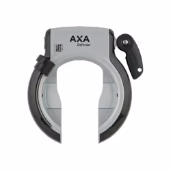 AXA 5011536, Anneau de verrouillage, Noir, Argent, Acier, Clé, 160 mm, Carte