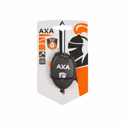 AXA 5011597 Antivol pour bicyclettes Noir, Orange 53 mm