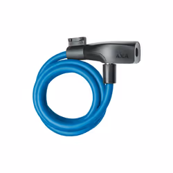 AXA 5011670, Antivol, Noir, Bleu, Acier, Clé, 1200 mm, 8 mm