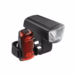 Jeu d'éclairage vélo avant arrière Axa Dwn 30 Dwn Led Usb-C