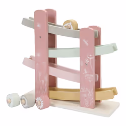 Little Dutch LD7007, Ensemble véhicule et piste, 1,5 an(s), Panneaux MDF, Contre-plaqué, Bois, Rose