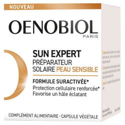 Oenobiol Sun Expert Préparateur Solaire Peau Sensible 30 Capsules