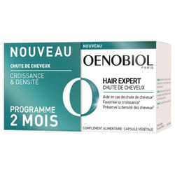 Oenobiol Hair Expert Chute de Cheveux Lot de 2 x 60 Capsules