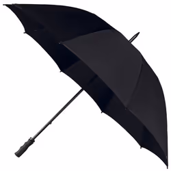 IMPLIVA GP-52 Falcone, Complet, Parapluie, Rond, Noir, Fibre de verre, Polyester