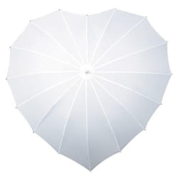 IMPLIVA LR-8-8111 parapluie Blanc Fibre de verre Polyester