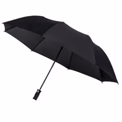 IMPLIVA GF-600, Parapluie, Rond, Noir, Fibre de verre, Polyester, ABS
