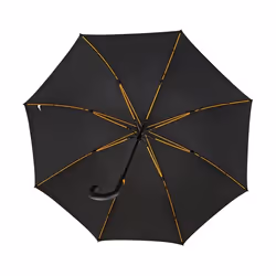 IMPLIVA GP-67 Falcone Noir Fibre de verre Polyester Complet Parapluie