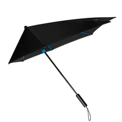 IMPLIVA ST-12 Noir, Bleu Fibre de verre Polyester Parapluie