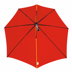 IMPLIVA ST-14 Rouge Fibre de verre Polyester Complet Parapluie