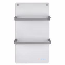 Eurom Sani 400 WiFi, Chauffage électrique à infrarouge, 1,7 m, IP24, Intérieure, Mur, Acier inoxydable, Blanc
