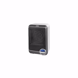 Euromac Fanheater 600, Radiateur/ventilateur, Sol, Table, Noir, Blanc, Plastique, Boutons, 600 W