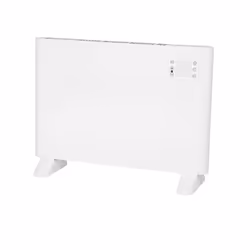 Eurom ALUTHERM 1000 WI-FI, Chauffage de ventilateur électrique, Aluminium, IP24, Intérieure, Sol, Mur, Blanc