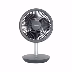 Eurom Vento, Ventilateur à lame domestique, Noir, Gris, Argent, Table, Plastique, Boutons, 1,6 m