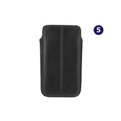 Trust Leather Protective Sleeve for Smartphone coque de protection pour téléphones portables Housse Noir
