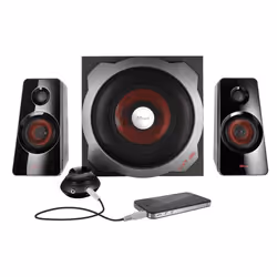 Trust GXT 38 set d'enceintes 60 W PC Noir 2.1 canaux