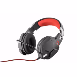Trust GXT 322, Avec fil, Jouer, 325 g, Casque, Noir, Rouge