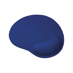 Trust 20426, Bleu, Monochromatique, Gel, Microfibre, Repose-poignets