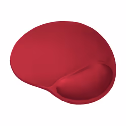 Trust 20429, Rouge, Monochromatique, Gel, Microfibre, Repose-poignets