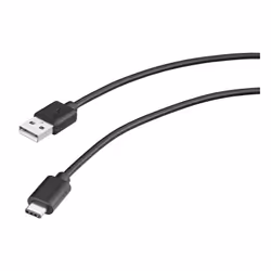 Trust 20445, 1 m, USB B, USB C, USB 2.0, Mâle/Mâle, Noir