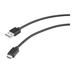 Trust 20445 câble USB 1 m USB 2.0 USB B USB C Noir