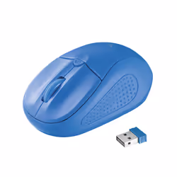 Trust 20786, Ambidextre, Optique, RF sans fil, 1600 DPI, Bleu