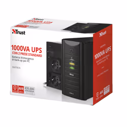 Trust Oxxtron 1000VA alimentation d'énergie non interruptible 1 kVA 2 sortie(s) CA - Vue supplémentaire 5